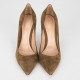 Gianvito Rossi Szpilki zamszowe khaki
