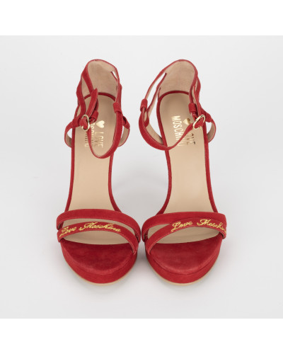 Moschino  czerowne sandały