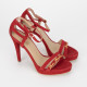 Moschino  czerowne sandały