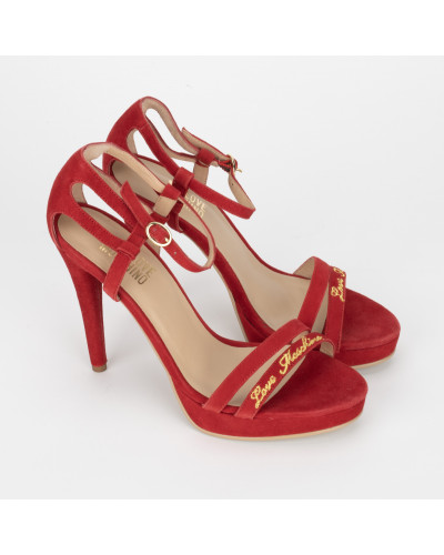 Moschino  czerowne sandały