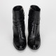 Giuseppe Zanotti  Botki czarne lakierowane
