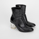 Giuseppe Zanotti  Botki czarne lakierowane