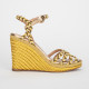 Aquazzura Koturny złote