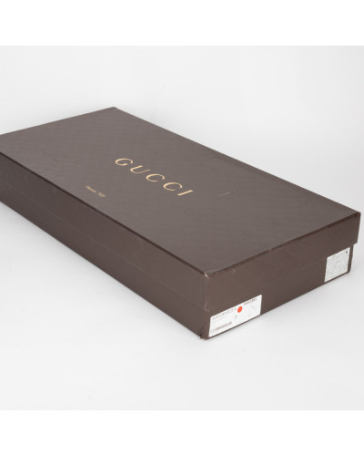 Gucci Kozaki ze skóry egzotycznej