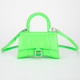 Balenciaga Torby zielona torebka z paskiem Hourglass
