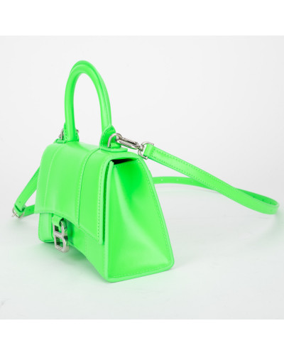 Balenciaga Torby zielona torebka z paskiem Hourglass