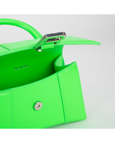 Balenciaga Torby zielona torebka z paskiem Hourglass