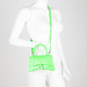 Balenciaga Torby zielona torebka z paskiem Hourglass