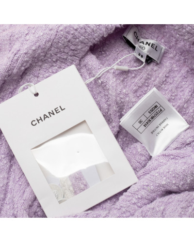 Chanel  Ubranie fioletowa sukienka
