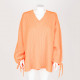 MSGM Sweter pomarnczowy w serek