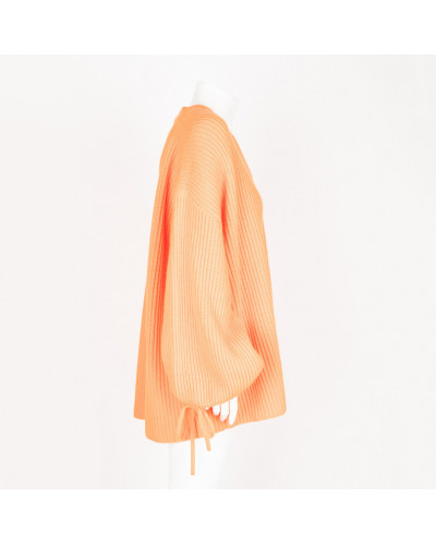 MSGM Sweter pomarnczowy w serek