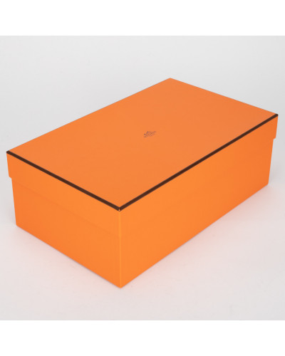 Hermes Buty brązowe klapki IZMIR