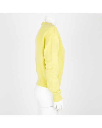 Pinko Sweter zielony z logo