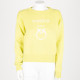 Pinko Sweter zielony z logo