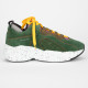 Acne Studios Buty zielone sneakersy ROCKAWAY