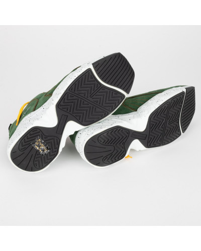 Acne Studios Buty zielone sneakersy ROCKAWAY