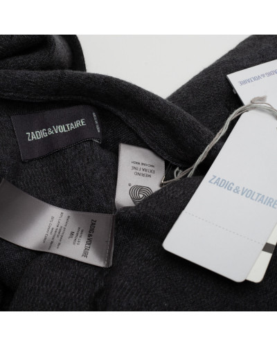 Zadig & Voltaire Marynarka szara w panterę i cekiny