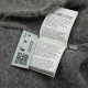 Off-White Sweter szary z logo X