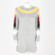 Off-White Sweter szary z logo X