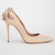 Aquazzura Szpilki zamszzowe beżowe