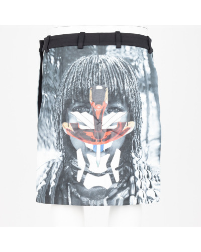 Givenchy Ubranie Masai Print Runway Skirt