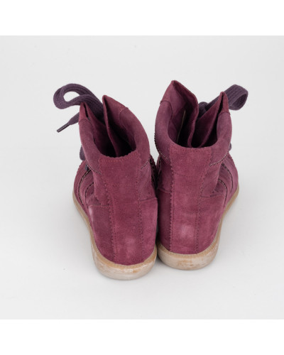 Isabel Marant Buty fioletowe botki