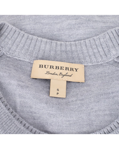 Burberry Ubranie szary sweterek