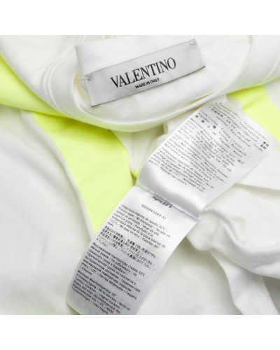 Valentino Ubranie biały T-shirt z nadrukiem