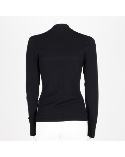 Karl Lagerfeld  Sweter czrany z golfem