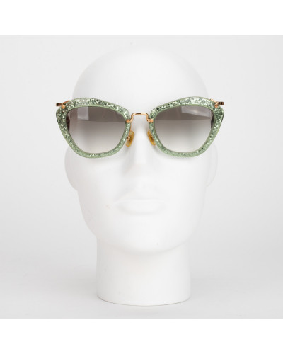 Miu Miu Okulary zileone przciwsłoneczne