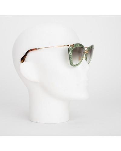 Miu Miu Okulary zileone przciwsłoneczne