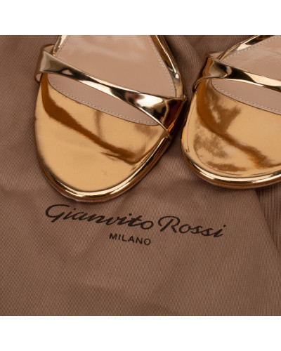 Gianvito Rossi Sandały złote