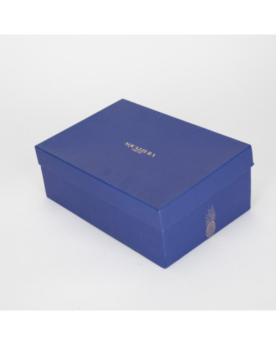 Aquazzura Espadryle brazowe zamszowe