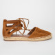 Aquazzura Espadryle brazowe zamszowe