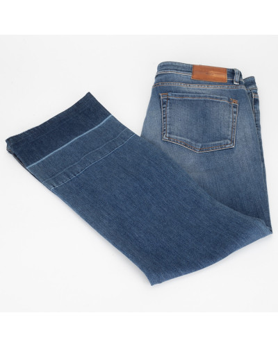 Max Mara Spodnie jeansowe szerokie