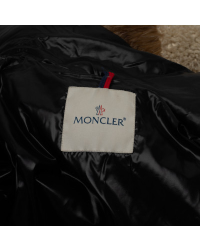 Moncler Kurtka czarna puchowa