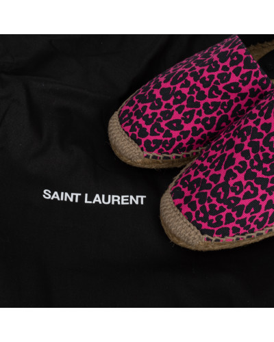 Saint Laurent rozowe espadryle