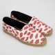 Saint Laurent  espadryle z ustami