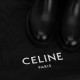 Celine Botki czrane z logo