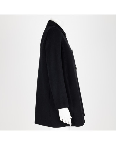 Max Mara Płaszcz dwurzedowy czrany