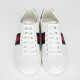 Gucci Buty ace bialy-granat