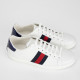Gucci Buty ace bialy-granat