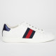 Gucci Buty ace bialy-granat