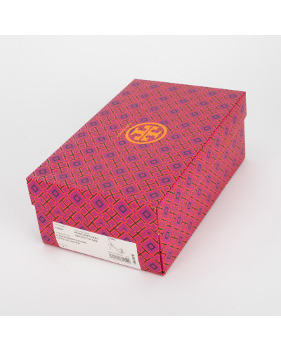 Tory Burch Szpilki saty7nowe z kamieniami
