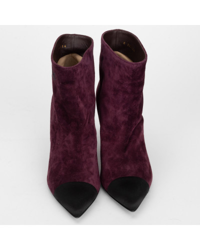 Chanel  Buty fioletowe botki