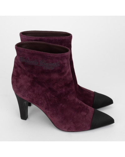 Chanel  Buty fioletowe botki