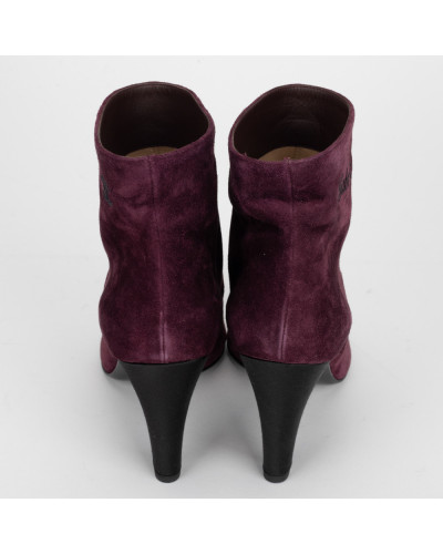 Chanel  Buty fioletowe botki