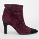Chanel  Buty fioletowe botki