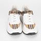 Burberry Buty sportowe męskie białe trampki