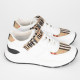 Burberry Buty sportowe męskie białe trampki